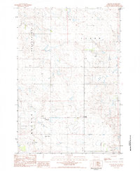 Meadow 1983 topographic map thumbnail