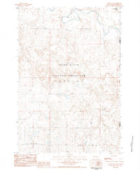Meadow NE 1983 topographic map thumbnail