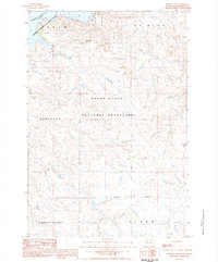 Meadow NW 1983 topographic map thumbnail
