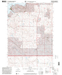 Meadow NW 1998 topographic map thumbnail