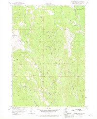 Medicine Mountain 1956 topographic map thumbnail