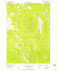 Medicine Mountain 1956 topographic map thumbnail