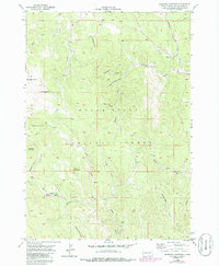 Medicine Mountain 1956 topographic map thumbnail