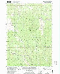 Medicine Mountain 1998 topographic map thumbnail
