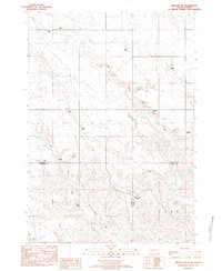 Midland NE 1982 topographic map thumbnail
