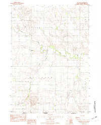 Millboro 1982 topographic map thumbnail
