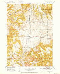 Minnekahta 1950 topographic map thumbnail