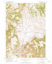 Minnekahta 1950 topographic map thumbnail
