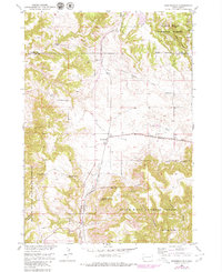 Minnekahta 1950 topographic map thumbnail