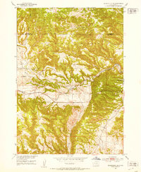 Minnekahta NE 1951 topographic map thumbnail