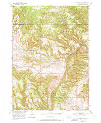 Minnekahta NE 1951 topographic map thumbnail