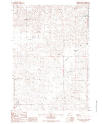 Mission Ridge 1982 topographic map thumbnail