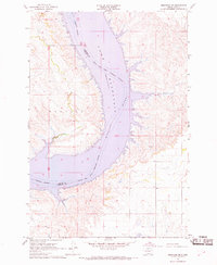 Mobridge NE 1967 topographic map thumbnail