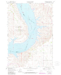 Mobridge NE 1967 topographic map thumbnail