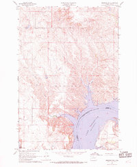 Mobridge NW 1967 topographic map preview