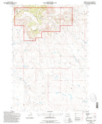 Moreau Peak 1993 topographic map thumbnail
