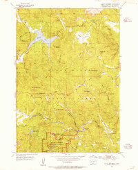 Mount Rushmore 1954 topographic map thumbnail
