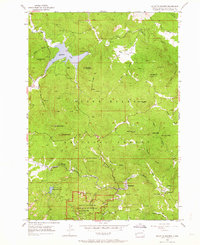 Mount Rushmore 1954 topographic map thumbnail