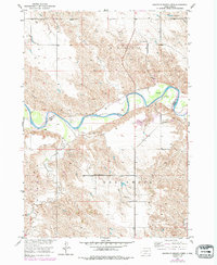 Mouth of Mission Creek 1951 topographic map thumbnail