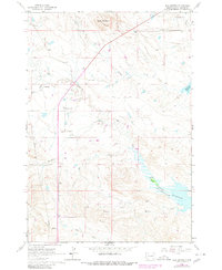 Mud Buttes 1965 topographic map thumbnail