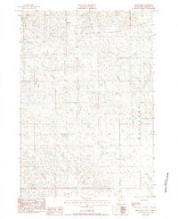 Mule Creek 1983 topographic map thumbnail