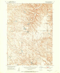 Murdo 3 NW 1951 topographic map thumbnail