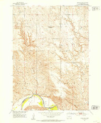 Murdo SE 1951 topographic map thumbnail