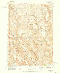 Murdo SW 1951 topographic map thumbnail