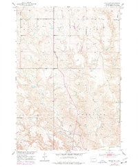 Murdo SW 1951 topographic map thumbnail