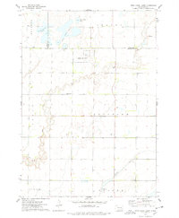 Ness Chain Lakes 1973 topographic map thumbnail