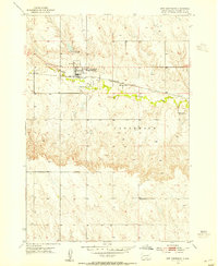 New Underwood 1953 topographic map preview