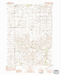 Nielson Ranch 1982 topographic map thumbnail
