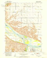 Niobrara 1950 topographic map thumbnail