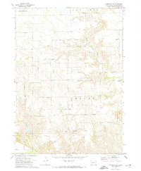 Niobrara NW 1972 topographic map thumbnail