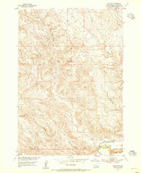 Oahe SW 1953 topographic map thumbnail