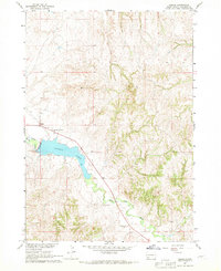 Oglala 1967 topographic map thumbnail