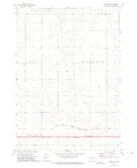 Okaton NE 1972 topographic map thumbnail