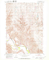 Okaton SE 1951 topographic map thumbnail