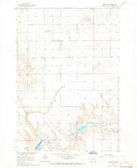 Okobojo 1965 topographic map thumbnail