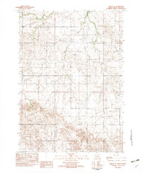 Okreek SE 1982 topographic map thumbnail