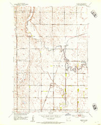 Ordway 1952 topographic map thumbnail
