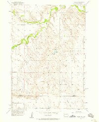 Owanka NW 1957 topographic map thumbnail