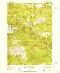 Pactola Dam 1954 topographic map thumbnail