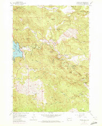 Pactola Dam 1954 topographic map thumbnail