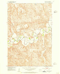 Parade NE 1952 topographic map thumbnail