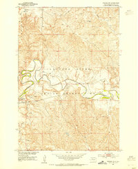 Parade NW 1952 topographic map thumbnail