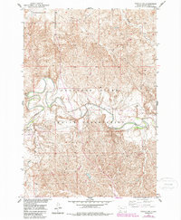 Parade NW 1952 topographic map thumbnail