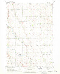 Parker NE 1968 topographic map thumbnail