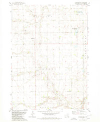 Parkston SE 1980 topographic map thumbnail
