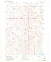Patch Skin Buttes 1970 topographic map thumbnail